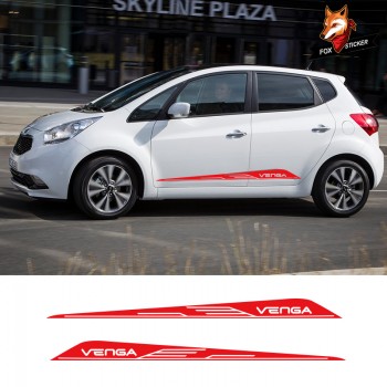 Vinyl Car Styling Side Stripes Skirt Sticker Decals Graphics Wraps Body Stickers Gloss Auto Side Car Sticker for Kia Decal